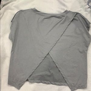 Open back Work out Tee